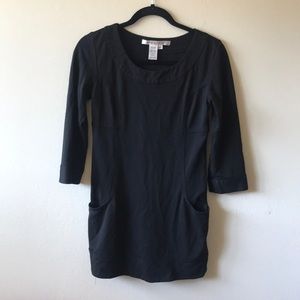 Max studio 3/4 sleeve black dress size XS